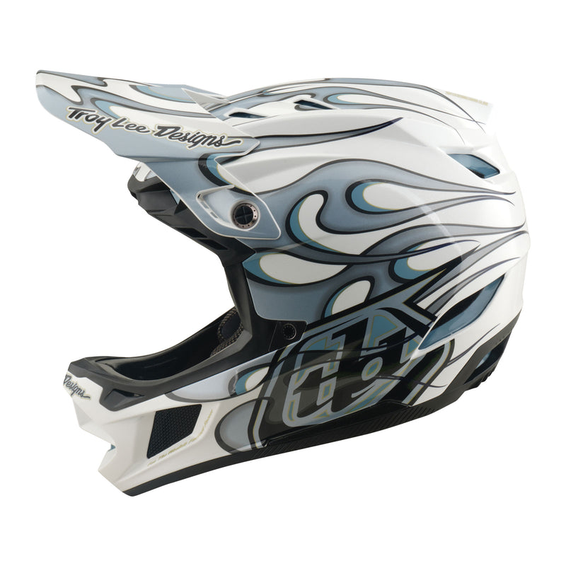 D4 Composite Helmet Torched White / Silver