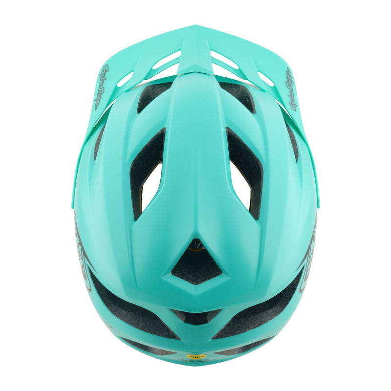 Youth Flowline Helmet  Point Charcoal / Real Teal