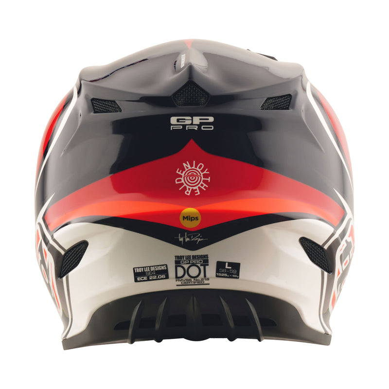 Youth GP Pro Helmet Crossover Black / Red