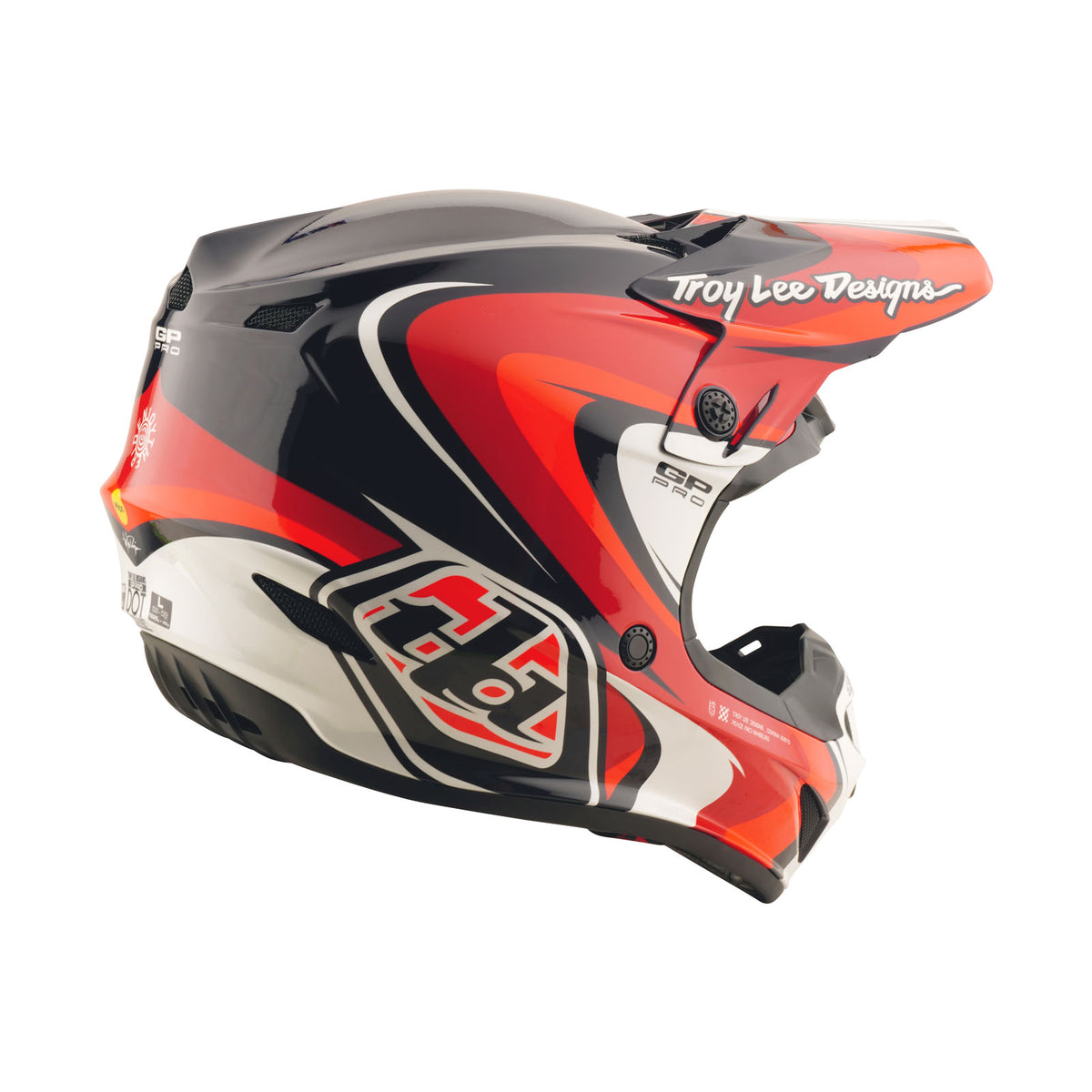 Youth GP Pro Helmet Crossover Black / Red