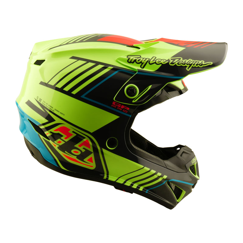 Youth GP Pro Helmet Segment Glo Yellow