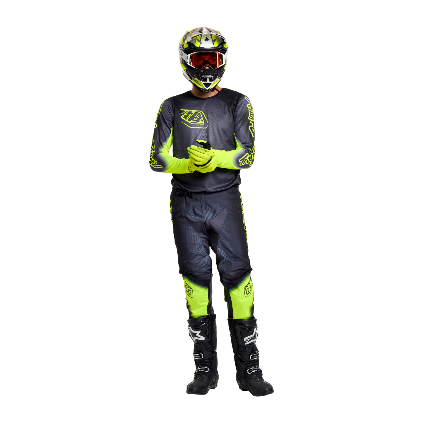 GP Pro Jersey Imprint Gray / Flo Yellow