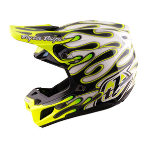 SE5 Composite Helm Overspray Charcoal / Flo Yellow