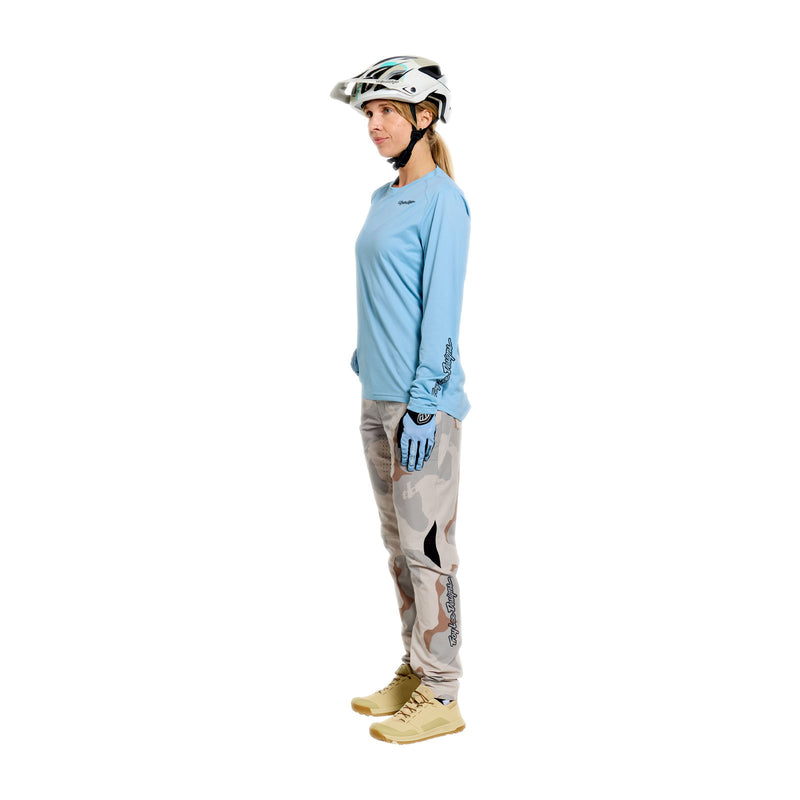 Womens Lilium Pro LS Jersey Mono Dawn Blue