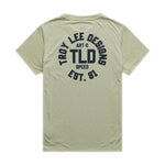 Womens Lilium Ride SS Tee Stamps Sage
