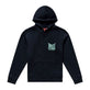 Womens Pullover Hoodie Handlebar Black