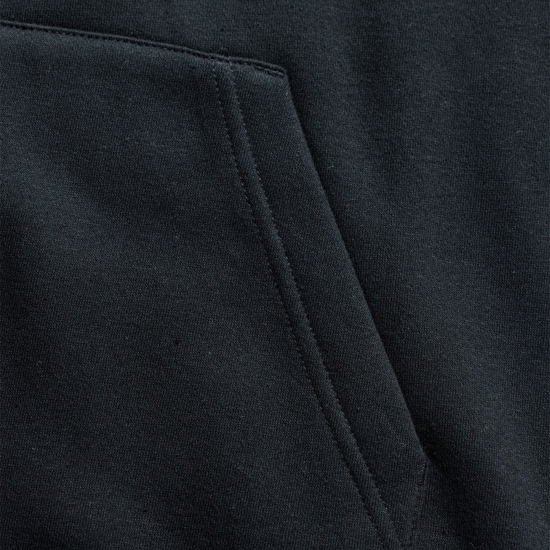 Womens Pullover Hoodie Handlebar Black