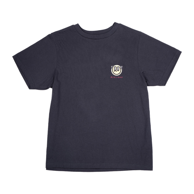Womens Short Sleeve Tee Happy Dayz Carbon