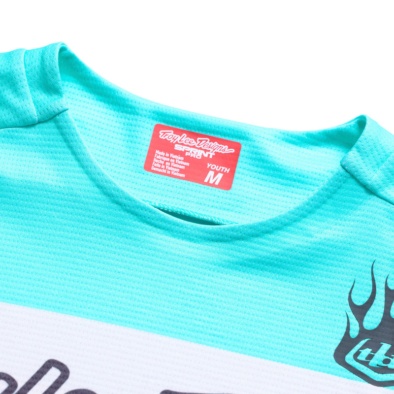 Youth Sprint Pro LS Jersey Yo Moto Carbon
