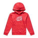 Youth Pullover Hoodie Badge Scarlet
