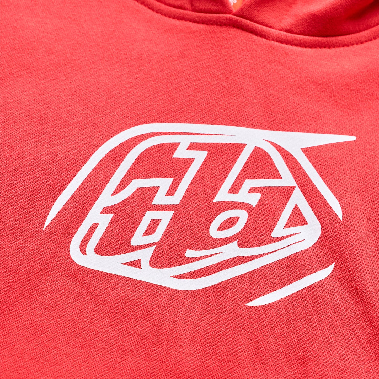 Youth Pullover Hoodie Badge Scarlet