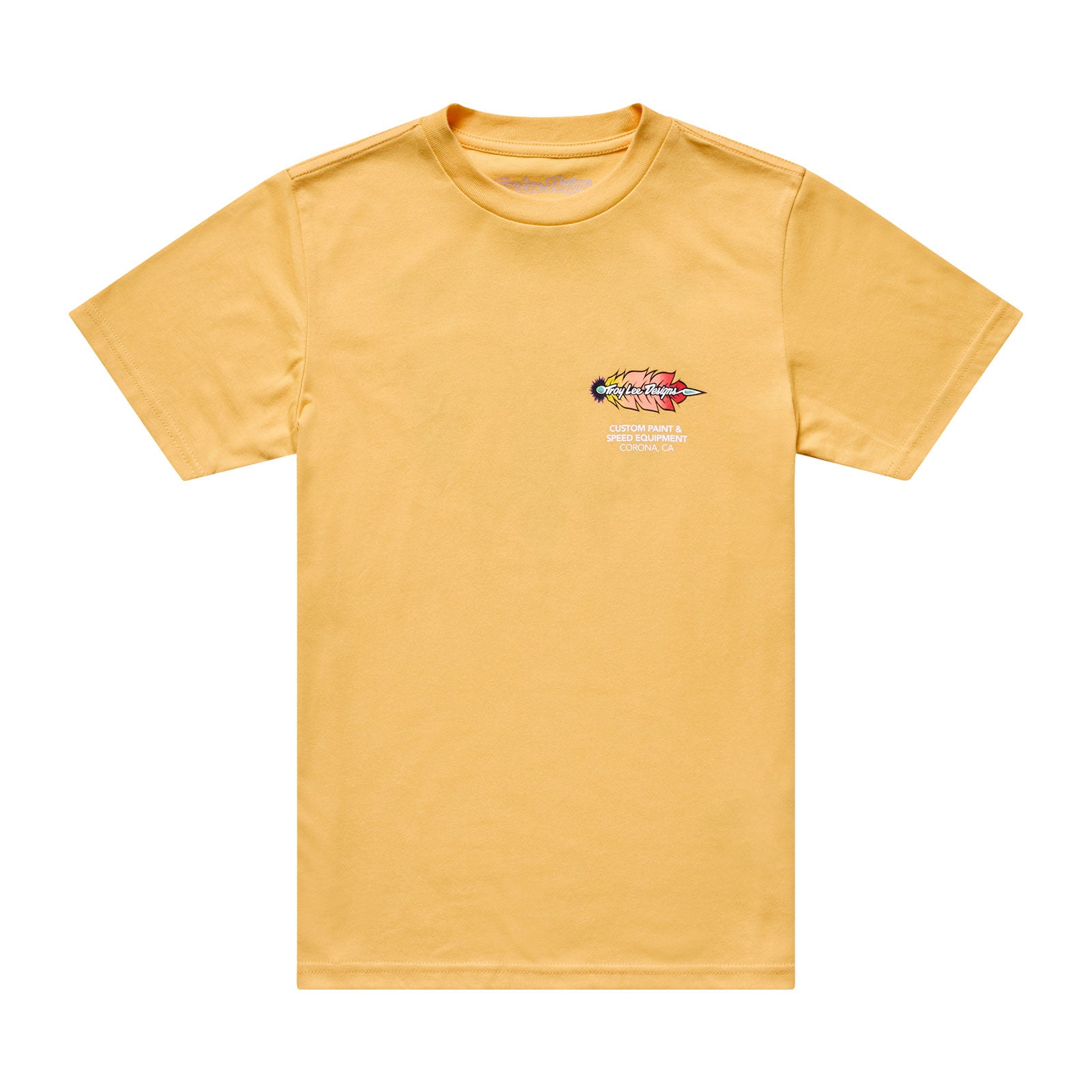 Youth Short Sleeve Tee Feathers Bleached Melon
