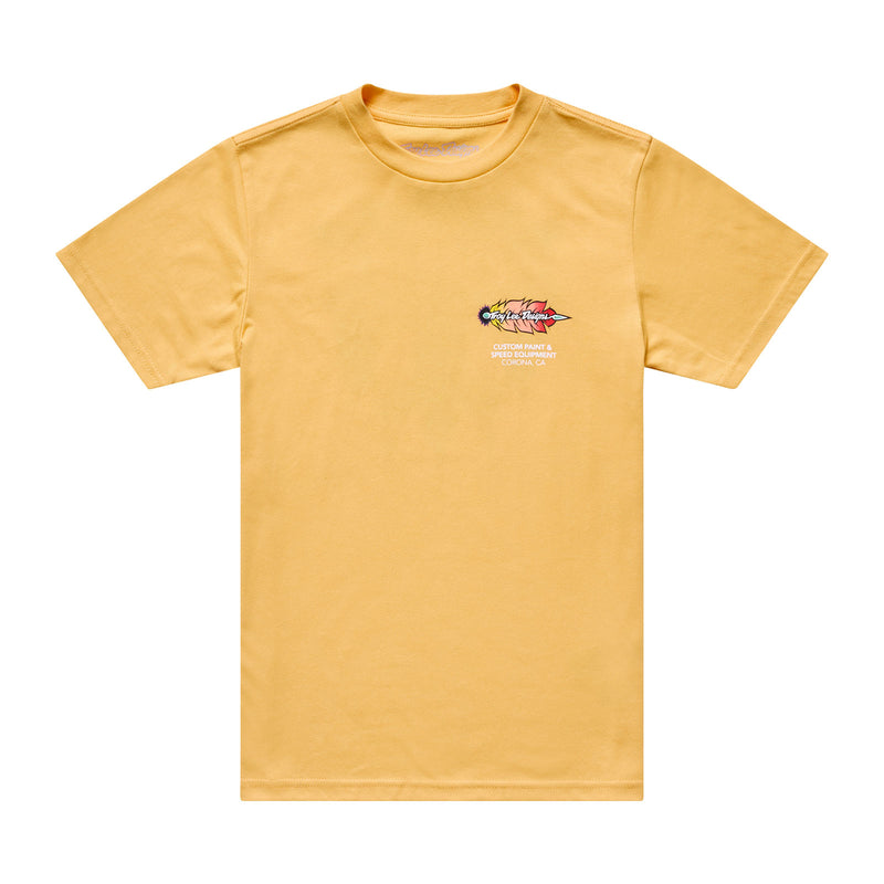 Youth Short Sleeve Tee Feathers Bleached Melon