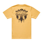Youth Short Sleeve Tee Feathers Bleached Melon