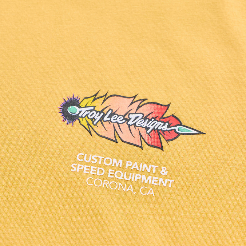 Youth Short Sleeve Tee Feathers Bleached Melon