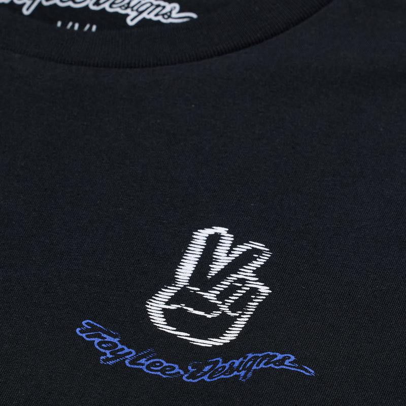 Long Sleeve Tee Peace Out Black