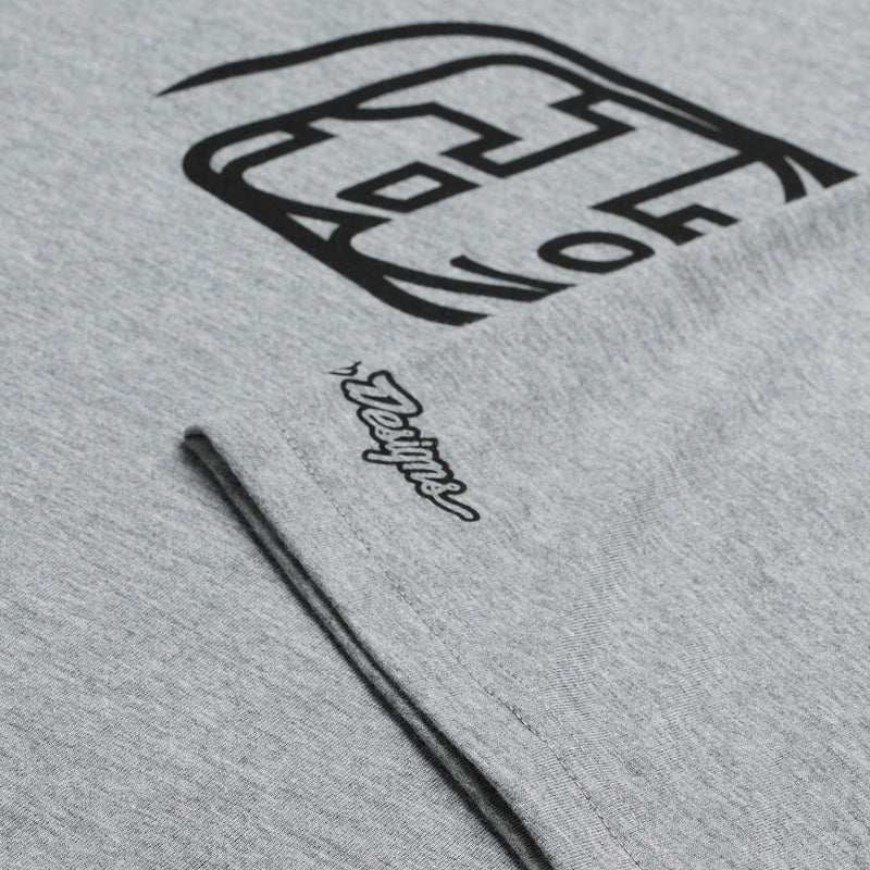 Short Sleeve Tee Badge Gray Heather