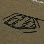 Short Sleeve Tee Badge Olive Heather