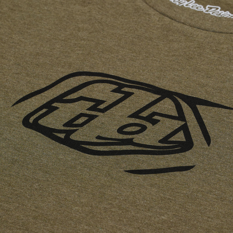 Short Sleeve Tee Badge Olive Heather