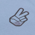 Short Sleeve Tee Peace Out Smoke Blue