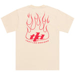 Short Sleeve Tee Torched Vintage White