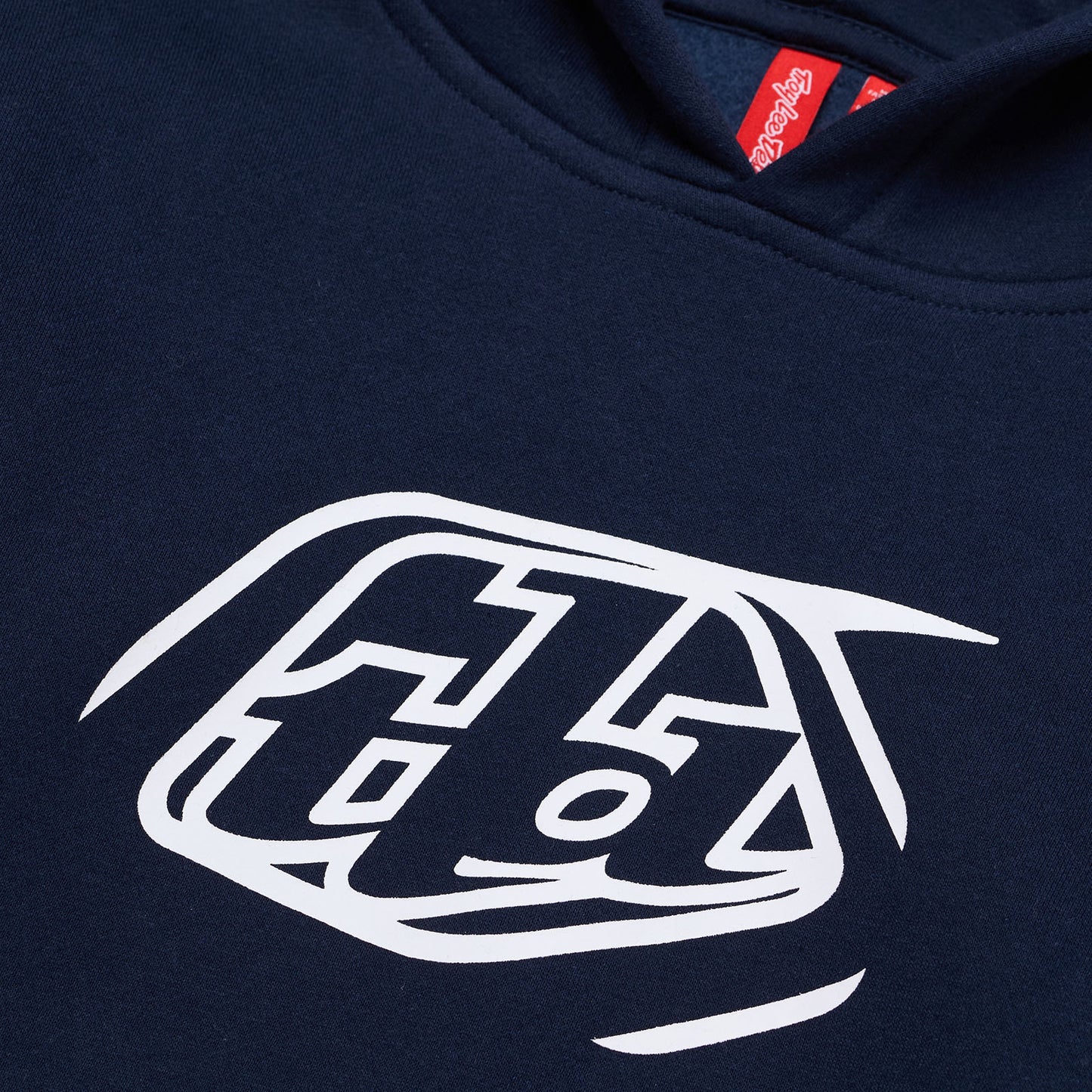 Youth Pullover Hoodie Badge Navy