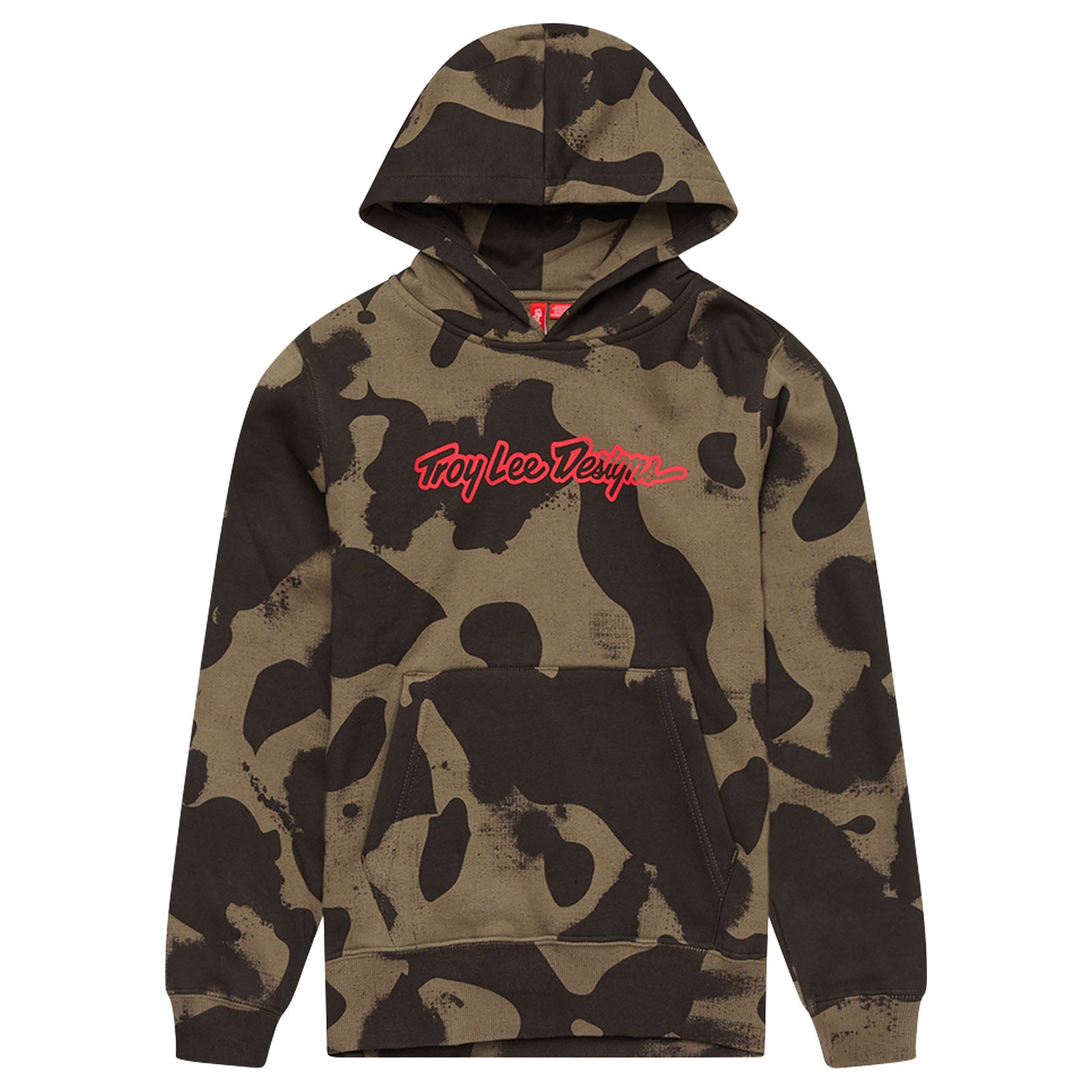 Youth Pullover Hoodie Signature Olive Camo