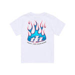 Youth Short Sleeve Tee Torched White