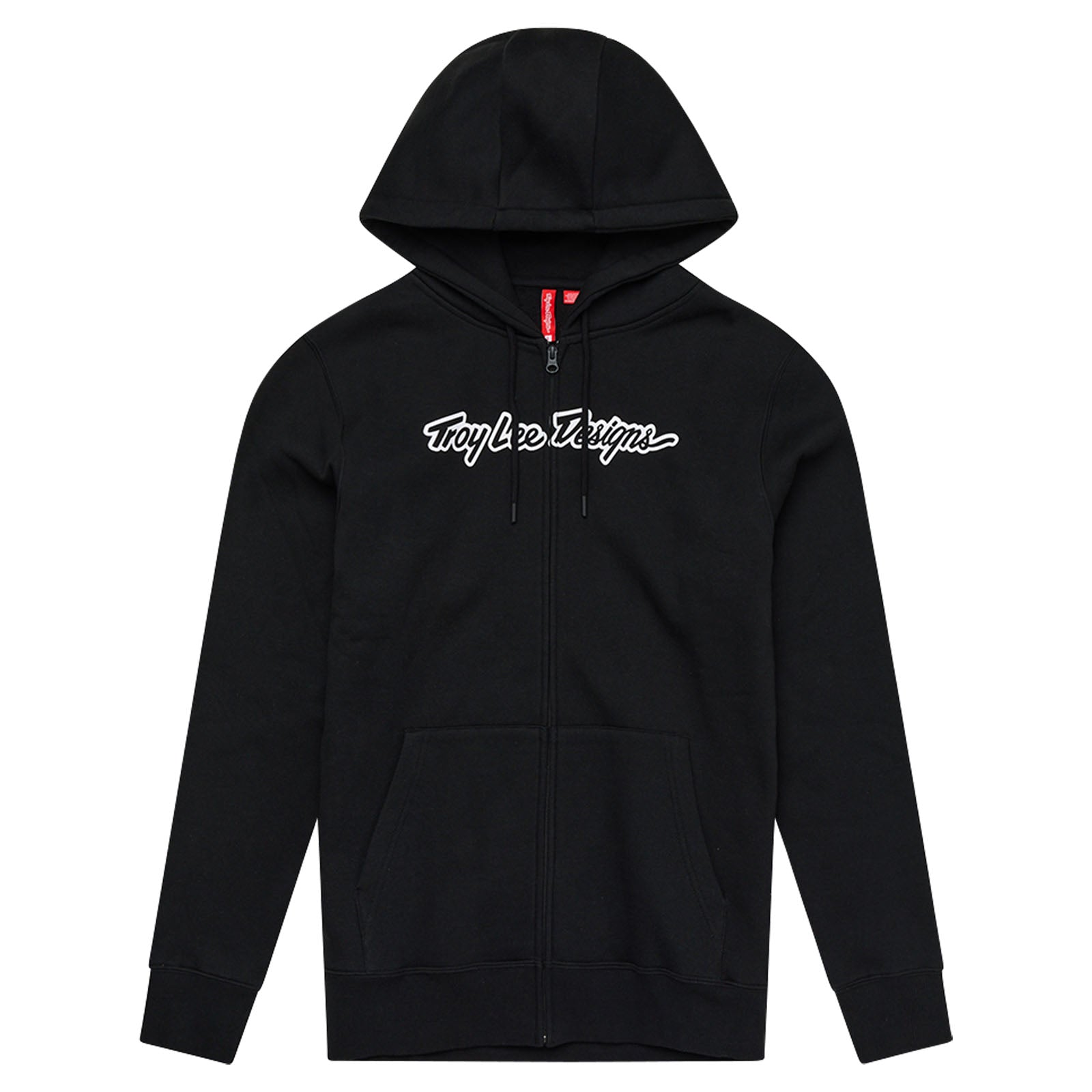 Zip Up Hoodie Signature Black