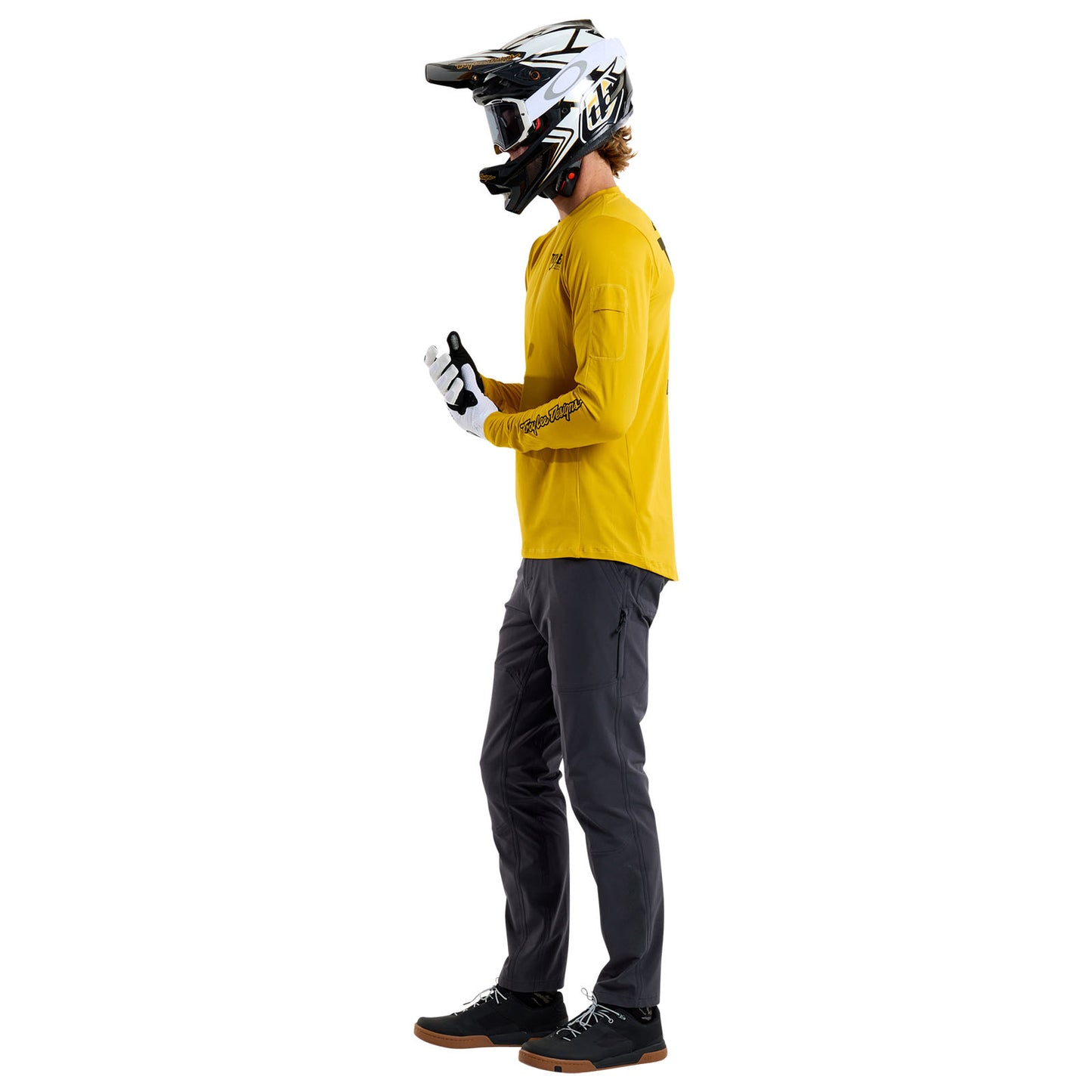 Ruckus Long Sleeve Ride Tee Eyez Safron