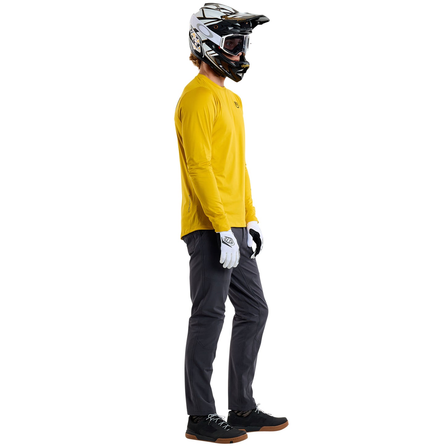 Ruckus Long Sleeve Ride Tee Eyez Safron