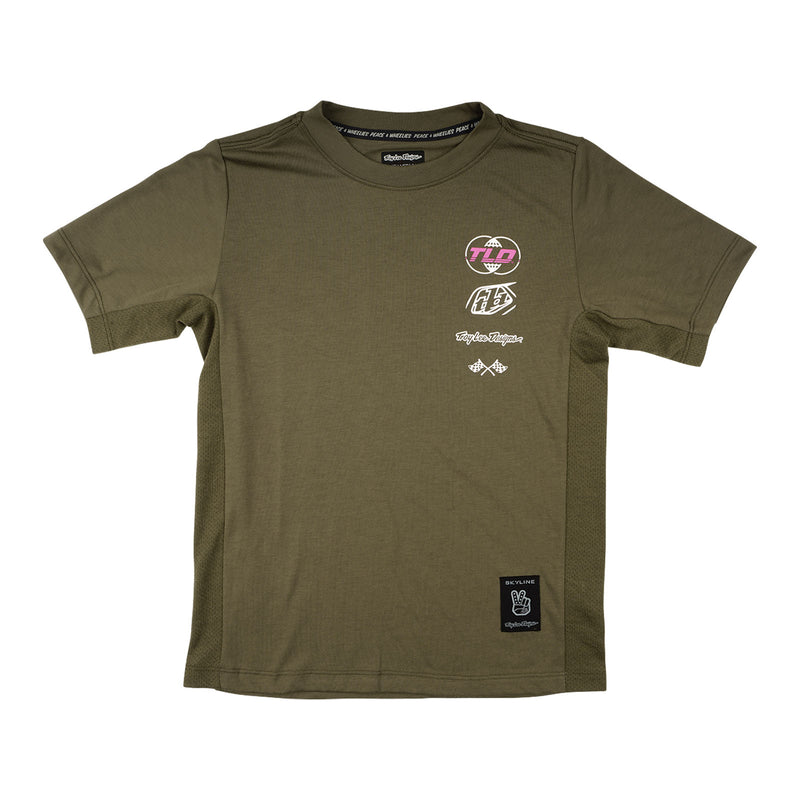 Youth Skyline Ride Short Sleeve Tee Worldwide Caper
