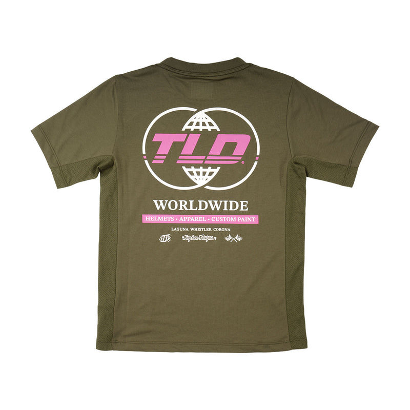 Youth Skyline Ride Short Sleeve Tee Worldwide Caper