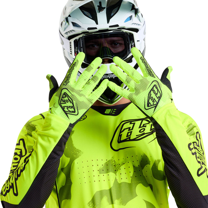 Air Glove Blotted Flo Yellow