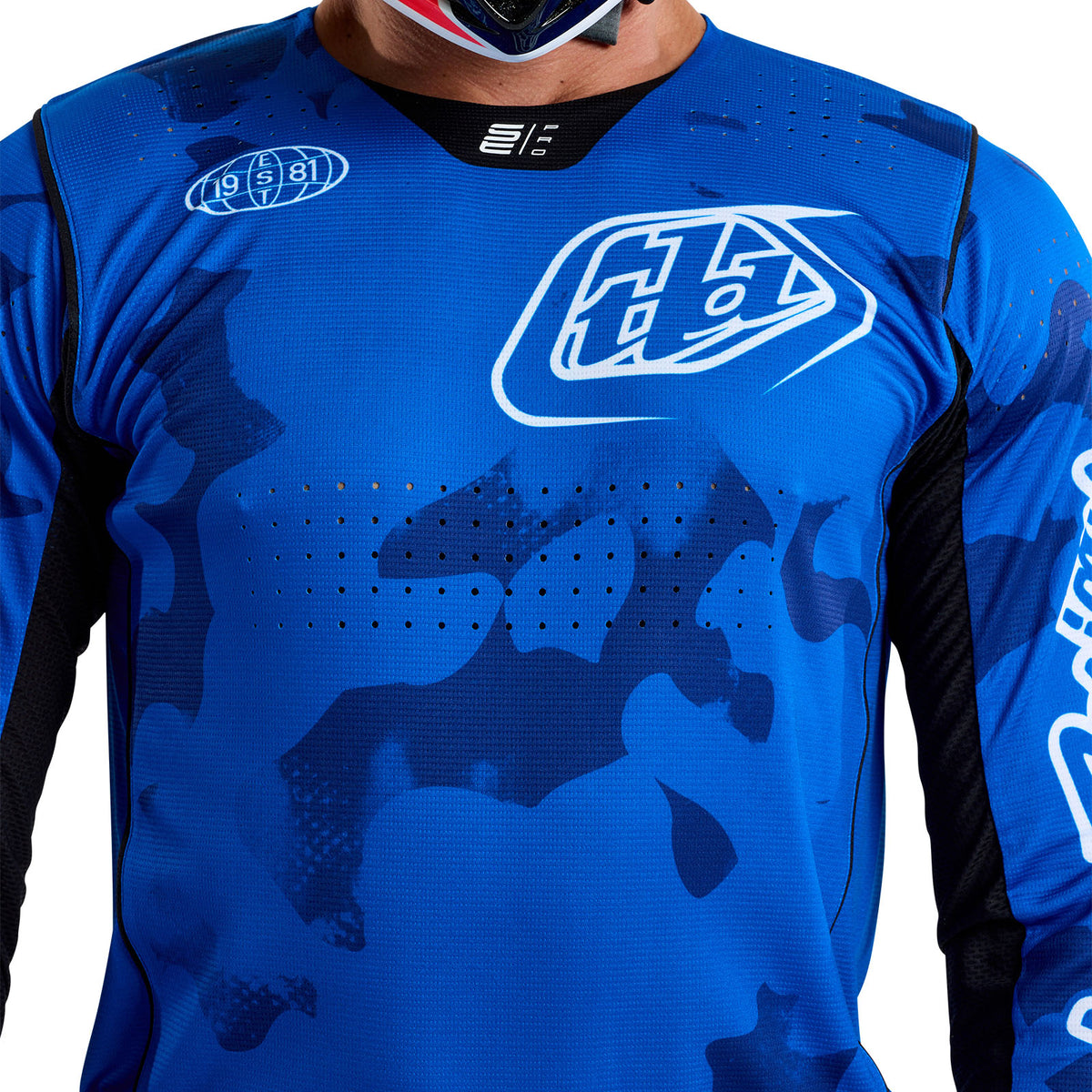 SE Pro Jersey Blotted Bright Blue