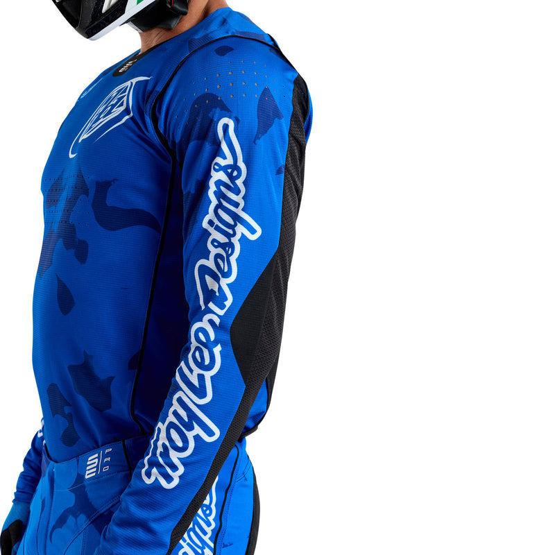 SE Pro Jersey Blotted Bright Blue