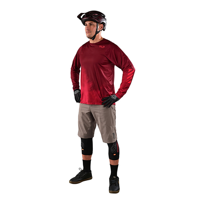 Skyline Air LS Jersey Fades Wine