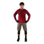 Skyline Air LS Jersey Fades Wine