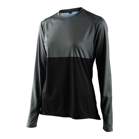 Womens Lilium LS Jersey Block Green / Black